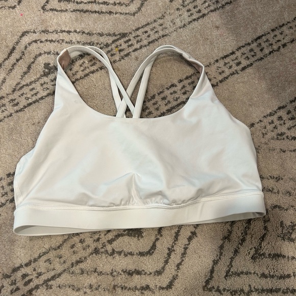 Lululemon Energy Bra White Size 10 - Picture 1 of 4